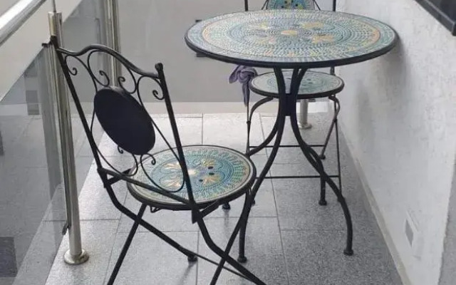 The blue Norwegian house