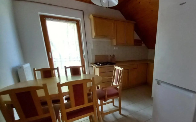 14 férőhelyes ház saját stéggel, játszótérrel Balatonfenyvesen vízparti utcában