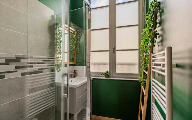 Appartement Jungle - Libourne Centre - 4 pers - Sauna - Netflix