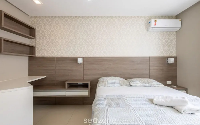 Sea View Apartment w Barbecue in Bombinhas Lga0201