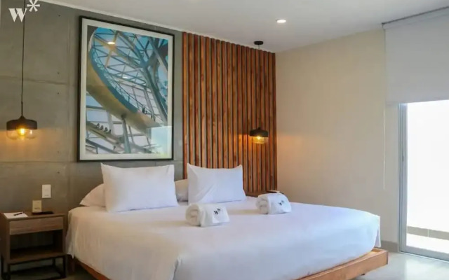 w Outstanding 2BR Duplex With AC in San Isidro