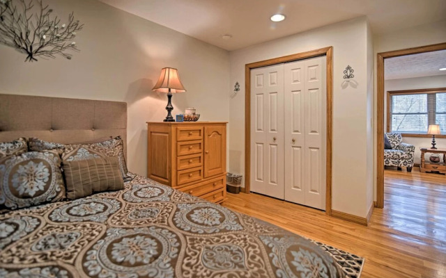 Riverfront Elkins Home w/ Fireplace & Deck!