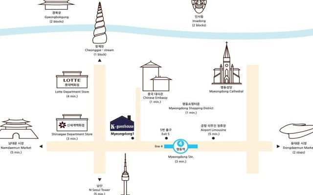 K-Guesthouse Myeongdong 1