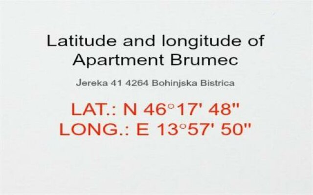 Apartment Brumec