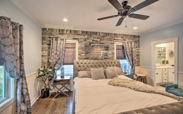 2 Mi to Downtown: Luxe Greenville Retreat!