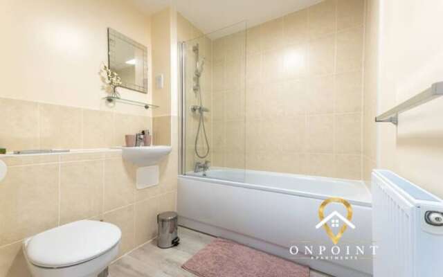 ✰OnPoint-STUNNING 2 Bed/2 Bath Flat -Free Parking✰