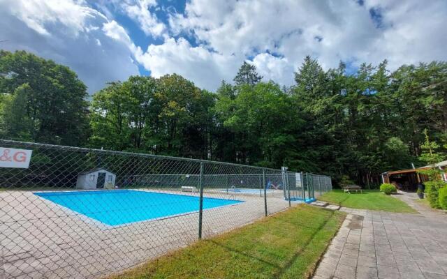 Chalet Drenthe Spier op camping De Moraine