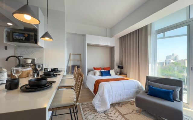 Elegante loft de 1BR en Roma Norte