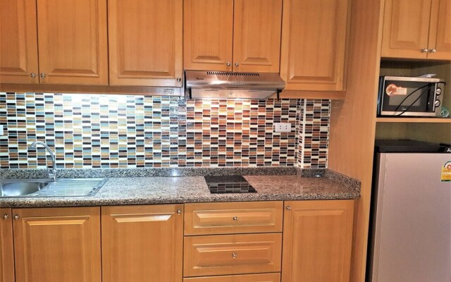 Large 1st Floor Studio Condo at Baan Suan Lalana