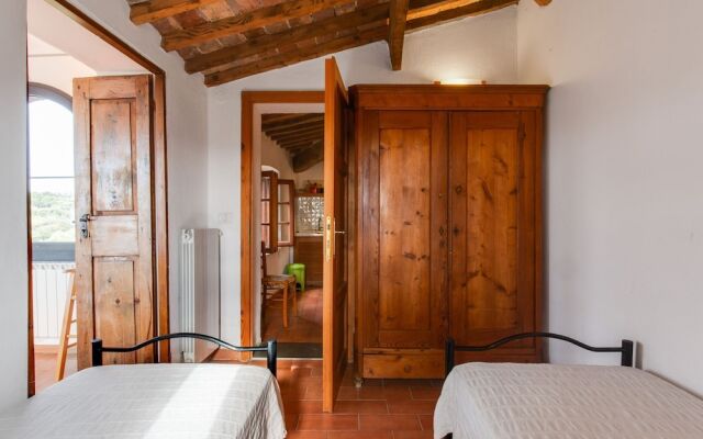 Cosy Holiday Home in Bibbona With Balcony, Heating & Views