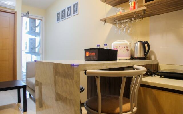 Modern 1BR with Sofa Bed @ Cinere Bellevue Apartment