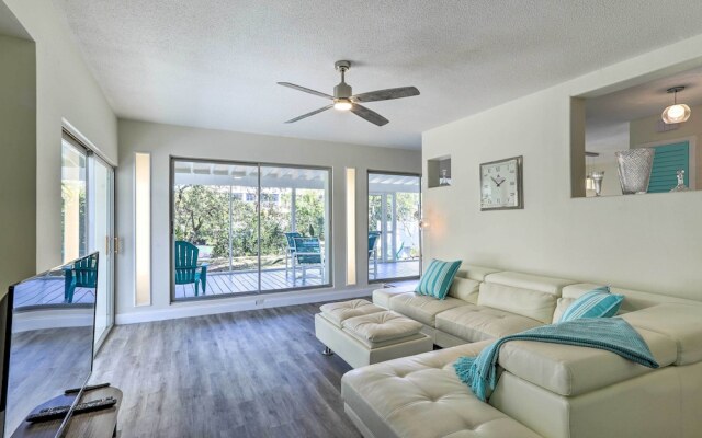 Tropical Waterfront Home: Central Location!