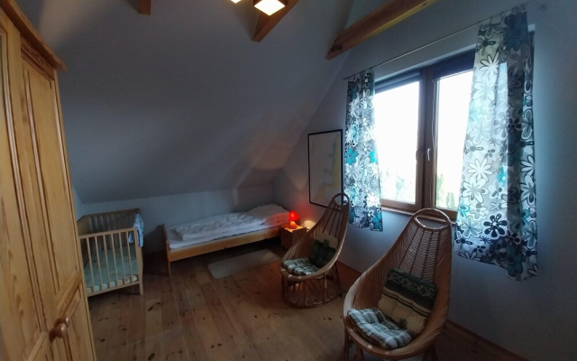Wooden House Near Baltic Sea Beaches