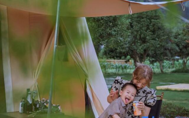 Muse·Starry Sky Pool Parent-child Camping Suxi Holiday Villa