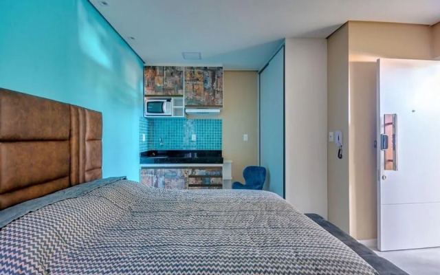 Quarto Com Vista Para O Mar Em Flat Compartilhado