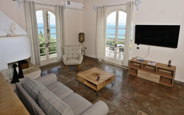 Villa Litsa Large Private Pool Walk to Beach Sea Views A C Wifi