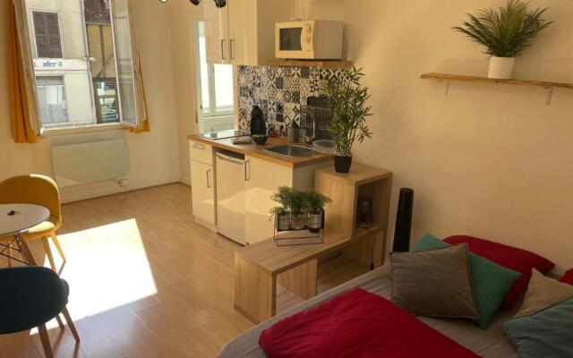 Studio chaleureux Le Coeur -Troyes Centre Ville