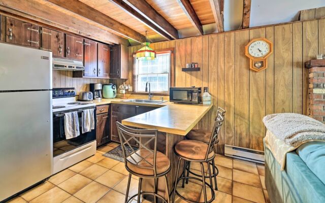 Game Room & Fire Pit: Tree-lined Pocono Lake Cabin