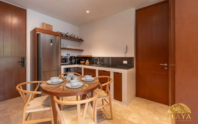 NHOA 207B Lux 1BR Condo Pool View in Aldea Zama