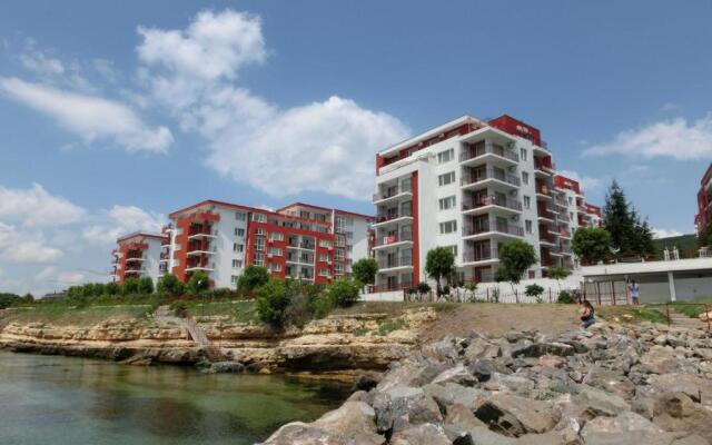 Panoramic Sea View Apartment with 25m2 Balcony Crown Fort Club Fort Noks Sveti Vlas