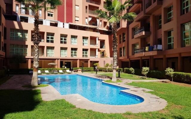 Apartment With 2 Bedrooms in Marrakech, With Shared Pool, Enclosed Garden and Wifi