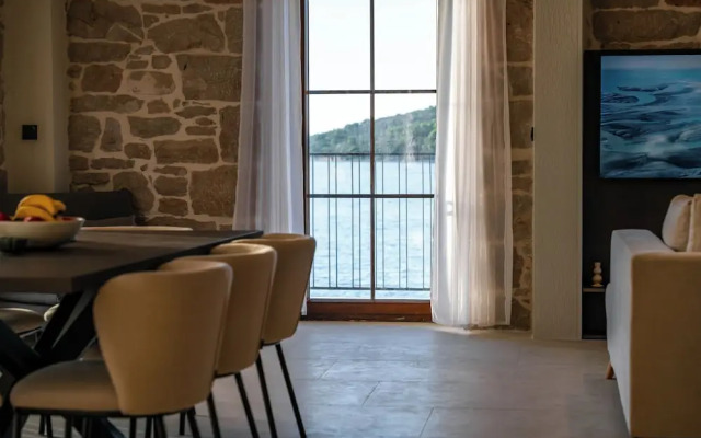 Sea front Villa Draga - infinity pool