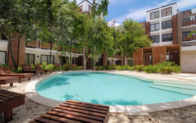 Apt with Private Rooftop Tulum 2 BR