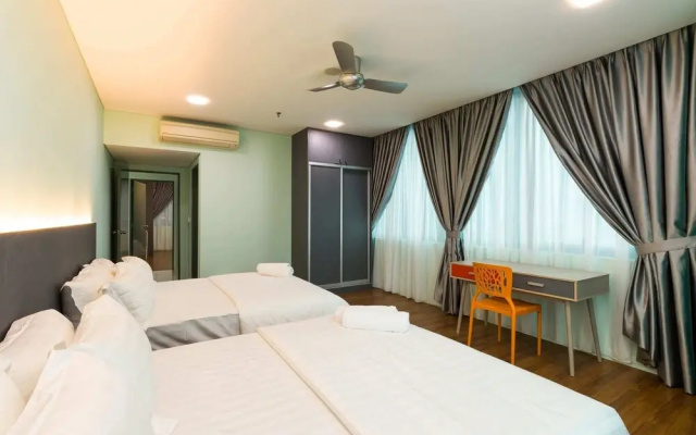 Spacious Condo for 6 in KL City Center