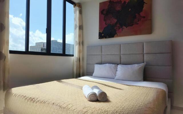 Ocean and city view rooftop, apartment 2BR 303