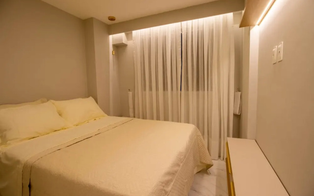 Apto Confort vel com Wi-fi e Churrasqueira