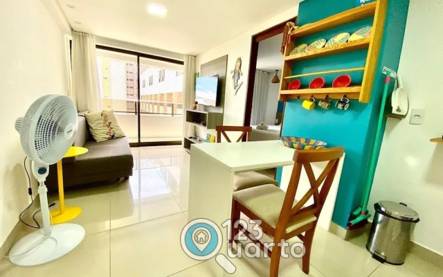 Gold Flat Cabo Branco by 123Quarto Hospedagem