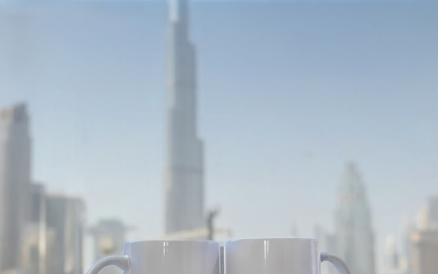 With Burj Khalifa View