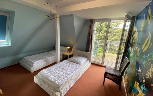 Ferienwohnung im Poolhaus mit Ostseeblick