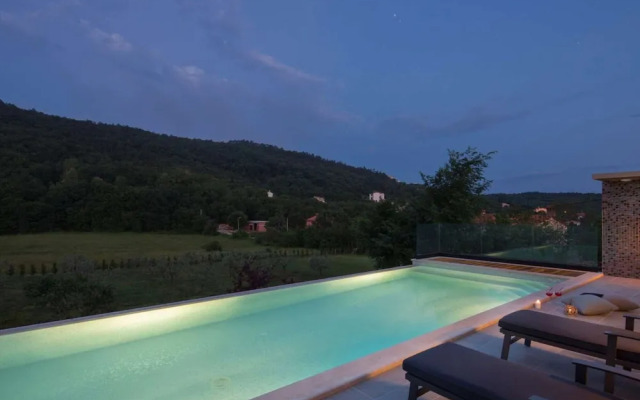 Villa With Pool Surrounded by Woods in Labin