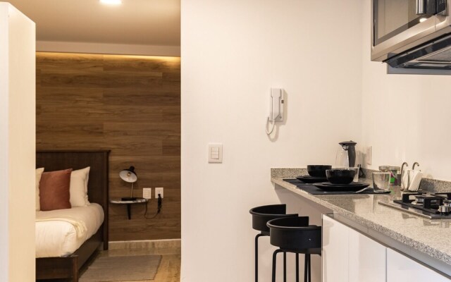 Cute Studio on top Floor in Condesa