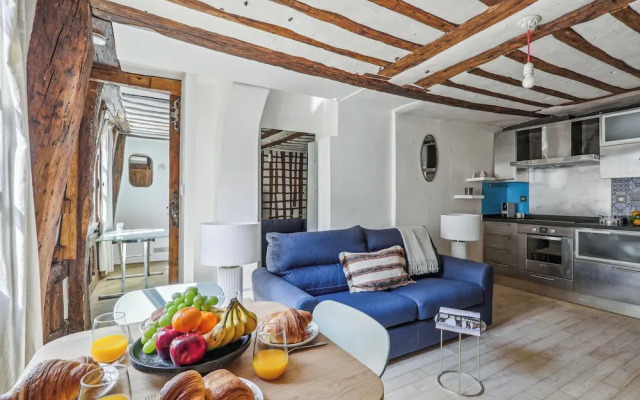 Stylish 1BR - Walkable to Opera & Louvre