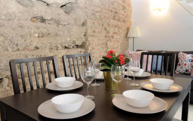 The Wall of the Alcázar Palace