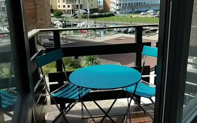 Studio Deauville-Les Marinas,vue mer et bassin