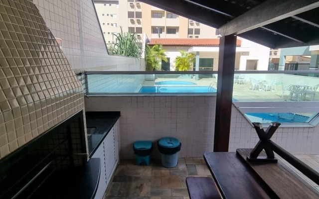 Apartamento com piscina perto do mar de Ubatuba, aceitamos crianças