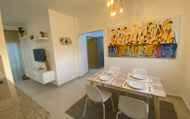 Bamboo apartment