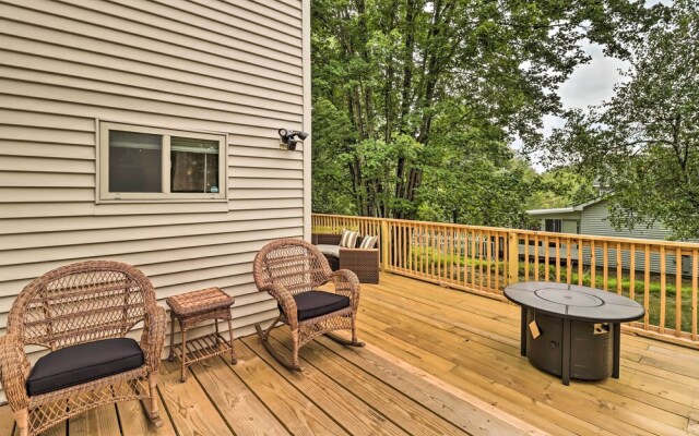 Chic Long Pond Family Home w/ Fire Pits & Deck!