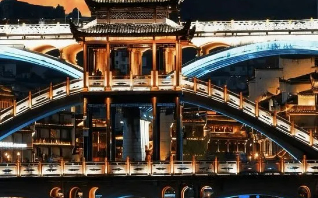 Shuixiu Hotel (Mist Bridge, Phoenix Ancient Town Scenic Area) – Exterior – Xiangxi