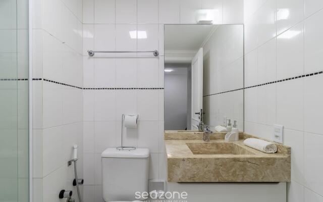 Apt a 2 min a pé da Praia de Jurerê - JSR0101