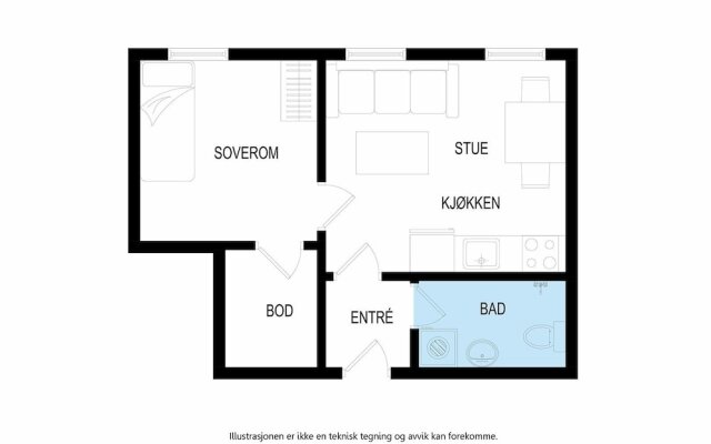 Central 1 Bedroom Free Bikes