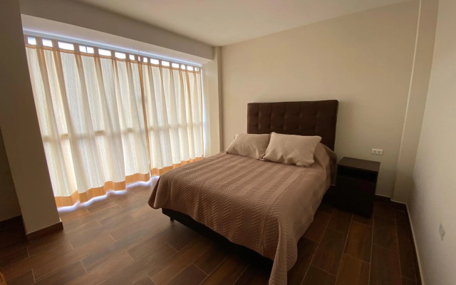 Agradable departamento con estacionamiento gratis