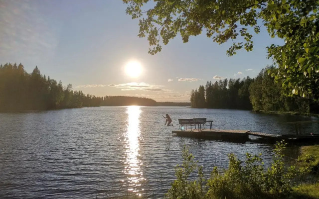 Villa Rock and Lake