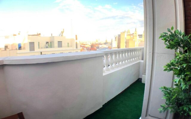 Studio In Madrid With Wonderful City View Furnished Terrace And Wifi