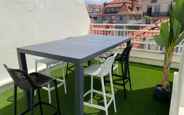 T3 Bis - 4 Etoiles Rooftop et Vue Mer - Bellevue Biarritz