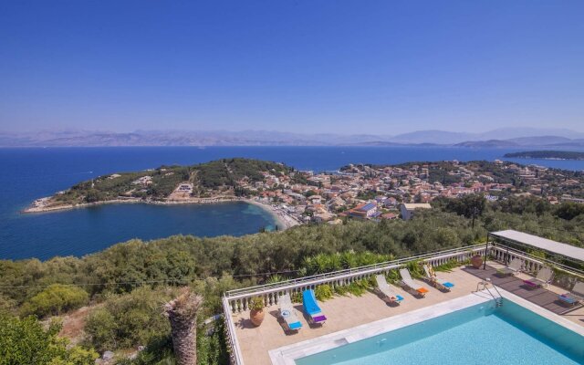 Villa Agathi with amazing view and pool