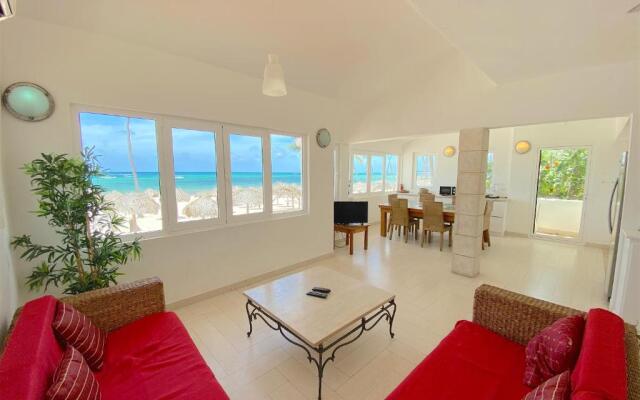 BEACH FRONT VILLA with PANORAMIC OCEAN VIEW - playa LOS CORALES